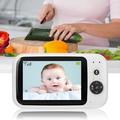 ZR303B-vauvamonitori, jossa on 3.2" LCD-näyttö, kaksisuuntainen ääni ja lämpötilahälytys