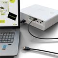 Goobay HDMI 1.4 Johto Ethernetillä - Kullattu - 0.5m - Musta