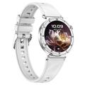 i222 Naisten älykello, 1.19" AMOLED-näyttö - hopea / valkoinen