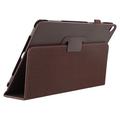 iPad 10.2 2019/2020/2021 Bi-Fold Folio Cover - Ruskea