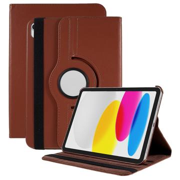 iPad 2022/2025 360 Pyörivä Folio-kotelo - Ruskea