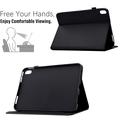 iPad 2022/2025 Butterfly Smart Folio -kotelo korttipaikoilla - musta