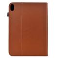 iPad 2022/2025 Butterfly Smart Folio -kotelo korttipaikoilla - ruskea
