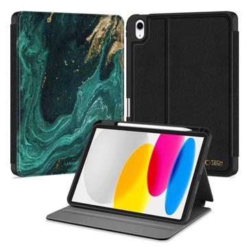 iPad 2022/2025 Tech-Protect Lamano Folio -kotelo - Verde Aura