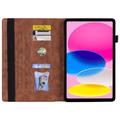 iPad 2022/2025 Business Style Folio kotelo - Ruskea