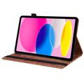 iPad 2022/2025 Business Style Folio kotelo - Ruskea