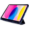 iPad 2022/2025 Origami Stand Folio kotelo - tummansininen