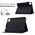 iPad Air 11 2026/iPad Pro 11 2022/iPad Air 2022 Butterfly Smart Folio -kotelo korttipaikoilla - musta