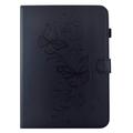 iPad Air 11 2026/iPad Pro 11 2022/iPad Air 2022 Butterfly Smart Folio -kotelo korttipaikoilla - musta