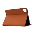iPad Air 11 2026/iPad Pro 11 2022/iPad Air 2022 Butterfly Smart Folio -kotelo korttipaikoilla - ruskea