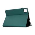 iPad Air 11 2026/iPad Pro 11 2022/iPad Air 2022 Butterfly Smart Folio -kotelo korttipaikoilla - vihreä