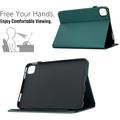 iPad Air 11 2026/iPad Pro 11 2022/iPad Air 2022 Butterfly Smart Folio -kotelo korttipaikoilla - vihreä