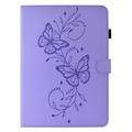 iPad Air 11 2026/iPad Pro 11 2022/iPad Air 2022 Butterfly Smart Folio -kotelo korttipaikoilla - violetti