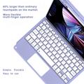 iPad Air 13 2026/2025/2024/iPad Pro 12.9 2022/2021/2020/2018 Bluetooth-näppäimistökotelo - violetti
