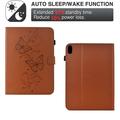 iPad Mini (2026) Butterfly Smart Folio -kotelo korttipaikoilla - ruskea