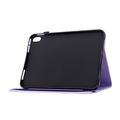 iPad Mini (2026) Butterfly Smart Folio -kotelo korttipaikoilla - violetti