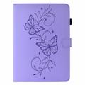 iPad Mini (2026) Butterfly Smart Folio -kotelo korttipaikoilla - violetti