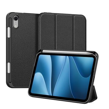 iPad Mini (2026) Dux Ducis Domo Tri-Fold Smart Lompakkokotelo - Musta
