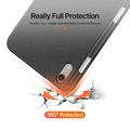 iPad Mini (2026) Dux Ducis Domo Tri-Fold Smart Lompakkokotelo - Musta