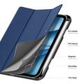 iPad Mini (2026) Dux Ducis Domo Tri-Fold Smart Lompakkokotelo - Sininen