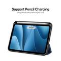 iPad Mini (2026) Dux Ducis Domo Tri-Fold Smart Lompakkokotelo - Sininen