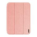 iPad Mini (2026) Dux Ducis Domo Tri-Fold Smart Lompakkokotelo - Pinkki