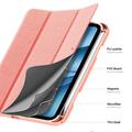 iPad Mini (2026) Dux Ducis Domo Tri-Fold Smart Lompakkokotelo - Pinkki