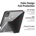 iPad Mini (2026) Dux Ducis Magi Irrotettava 2-in-1 Folio kotelo - Musta