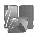 iPad Mini (2026) Dux Ducis Magi Irrotettava 2-in-1 Folio kotelo - Harmaa