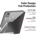 iPad Mini (2026) Dux Ducis Magi Irrotettava 2-in-1 Folio kotelo - Harmaa