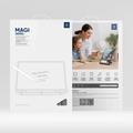 iPad Mini (2026) Dux Ducis Magi Irrotettava 2-in-1 Folio kotelo - Harmaa