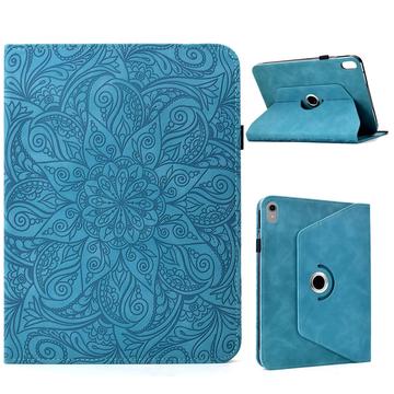 iPad Mini (2026) Mandala 360 -kääntyvä suojakotelo - sininen