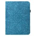iPad Mini (2026) Mandala 360 -kääntyvä suojakotelo - sininen