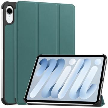 iPad Mini (2026) Tri-Fold Series Smart Folio -kotelo - Mustanvihreä