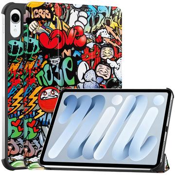 iPad Mini (2026) Tri-Fold Series Smart Folio -kotelo - Graffiti