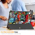 iPad Mini (2026) Tri-Fold Series Smart Folio -kotelo - Graffiti
