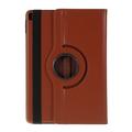 iPad Pro 10.5/iPad 10.2 2021/2020/2019 Pyörivä Kotelo - Ruskea