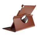 iPad Pro 10.5/iPad 10.2 2021/2020/2019 Pyörivä Kotelo - Ruskea