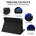 iPad Pro 12.9 2018/2020/2021/2022 Bluetooth Suojakotelo Näppäimistöllä - Musta