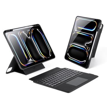 iPad Pro 13 2024/2025 Dux Ducis DK Bluetooth-näppäimistökotelo - musta