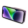 iPhone 14 Plus Kaikki yhdessä -kotelo, jossa lompakko ja hihna - violetti