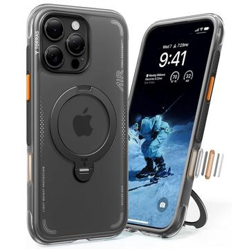 iPhone 15 Pro Max Torras Ostand Q3 Air MagSafe kotelo - musta