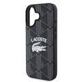 iPhone 16 Lacoste Blend Monogram -kotelo - MagSafe-yhteensopiva - musta