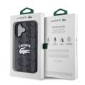 iPhone 16 Lacoste Blend Monogram -kotelo - MagSafe-yhteensopiva - musta