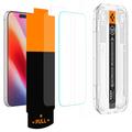 iPhone 16 Pro/17/17 Pro/18 Pro Spigen Glas.tR EZ Fit Pro karkaistu suojalasi - 2 Kpl. - Kirkas