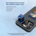 iPhone 16 Pro Max DIY E-InkCase NFC kotelo - harmaa