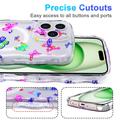 iPhone 16 Pro Wave-Edge Laser Glitter MagSafe kotelo