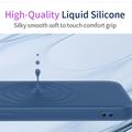 iPhone 16e Iskunkestävä silikonikotelo - Sininen