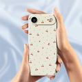iPhone Air Kirsikkakuvio TPU-kotelo - Beige