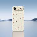 iPhone Air Kirsikkakuvio TPU-kotelo - Beige